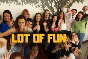 ポルトで見知らぬ人々と夕食