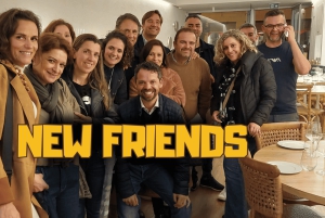 ポルトで見知らぬ人々と夕食