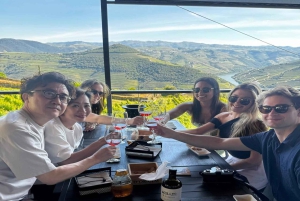 Depuis Porto : Vallée du Douro avec vignobles, déjeuner et excursion en bateau