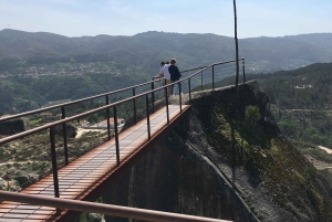 Gerês National Park Waterfalls and wolf village in 4x4