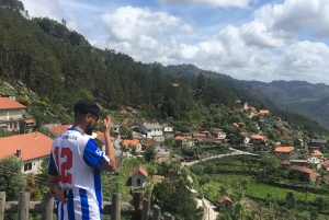 Gerês National Park Waterfalls and wolf village in 4x4