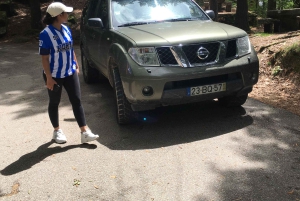 Gerês National Park Waterfalls and wolf village in 4x4