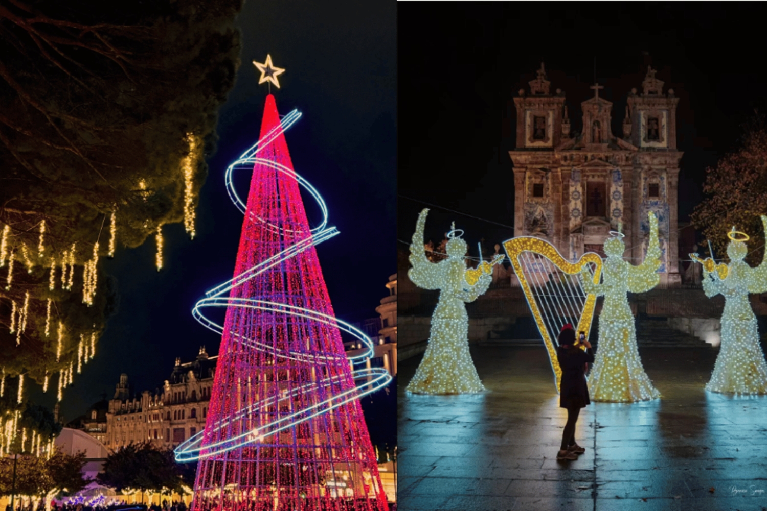 Porton taianomaiset jouluvalot -yökierros 1,5 h