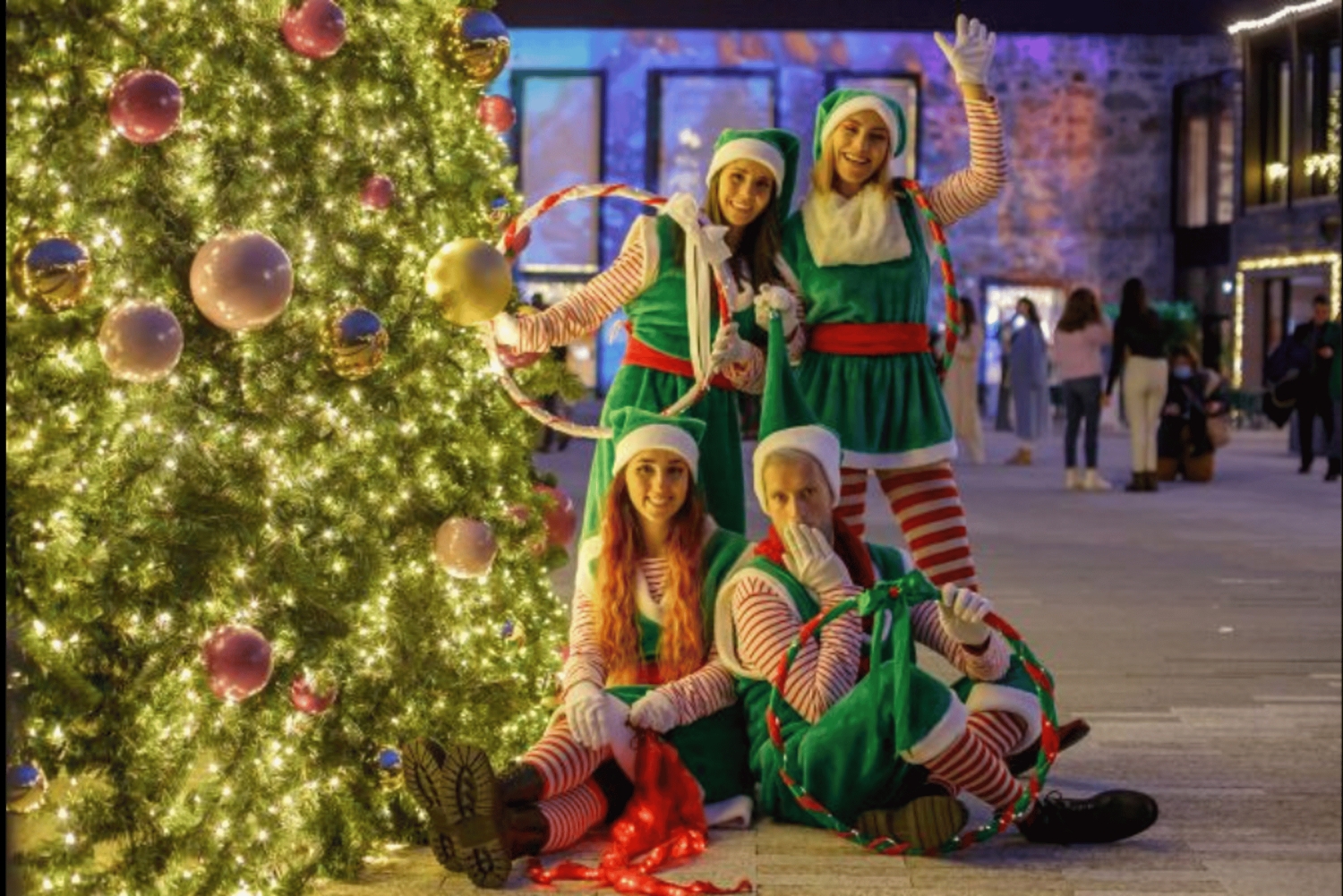 Porton taianomaiset jouluvalot -yökierros 1,5 h