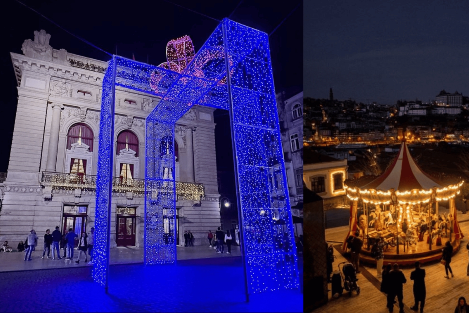 Porton taianomaiset jouluvalot -yökierros 1,5 h