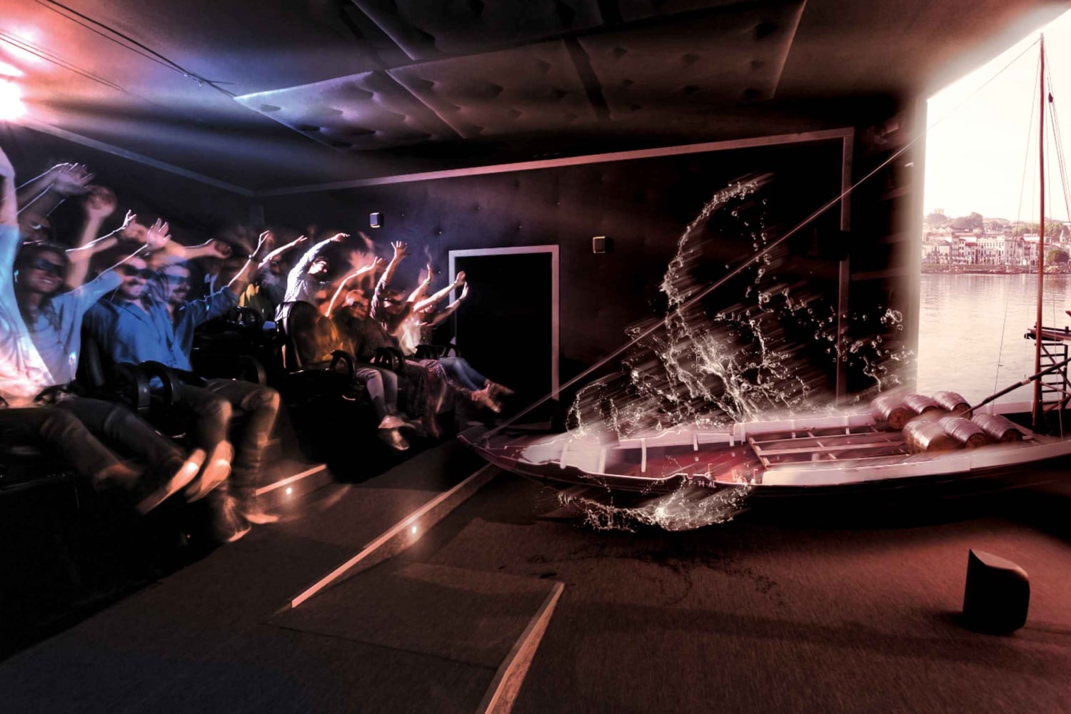 Porto : vol 5D au-dessus de la ville pour toute la famille.