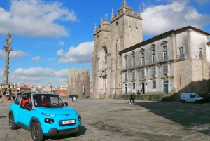 Porto: a ride along the coast in a fun eco-friendly car