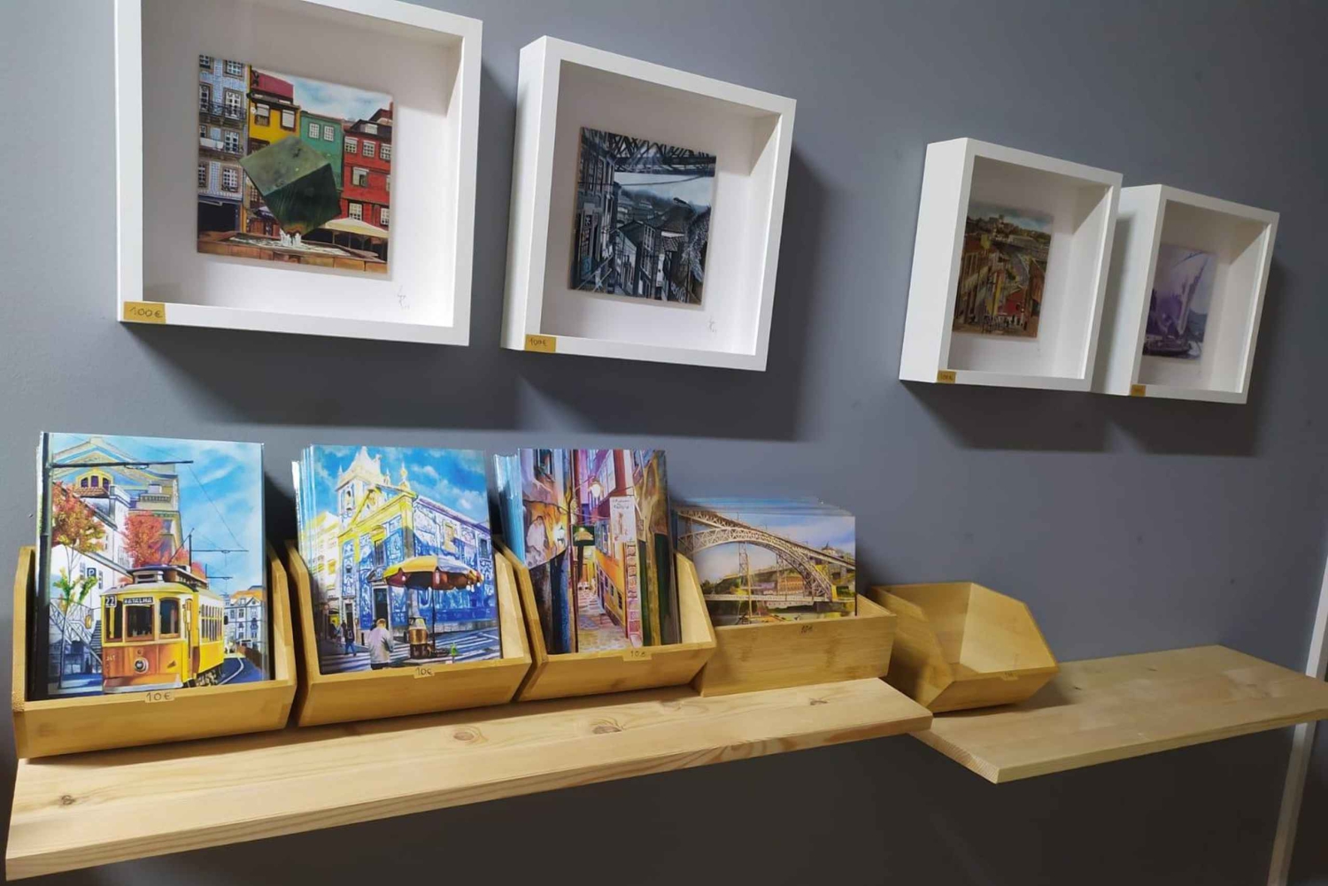 Porto: Akryyli- ja öljymaalausluokka paikallisen taiteilijan kanssa