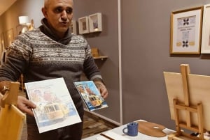 Porto: Corso di pittura ad olio e acrilico con un artista locale