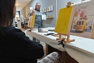 Porto: Corso di pittura ad olio e acrilico con un artista locale