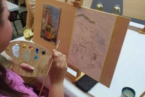 Porto: Corso di pittura ad olio e acrilico con un artista locale