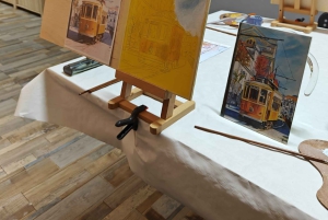 Porto: Akryyli- ja öljymaalausluokka paikallisen taiteilijan kanssa