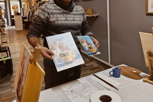 Porto: Akryyli- ja öljymaalausluokka paikallisen taiteilijan kanssa