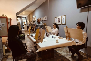 Porto: Akryyli- ja öljymaalausluokka paikallisen taiteilijan kanssa