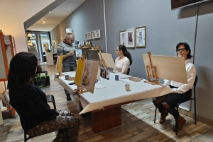 Porto: Akryyli- ja öljymaalausluokka paikallisen taiteilijan kanssa