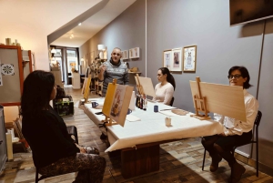 Porto: Akryyli- ja öljymaalausluokka paikallisen taiteilijan kanssa