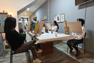 Porto: Akryyli- ja öljymaalausluokka paikallisen taiteilijan kanssa