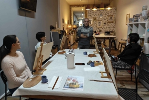 Porto: Akryyli- ja öljymaalausluokka paikallisen taiteilijan kanssa