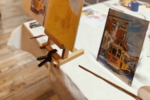 Porto: Akryyli- ja öljymaalausluokka paikallisen taiteilijan kanssa