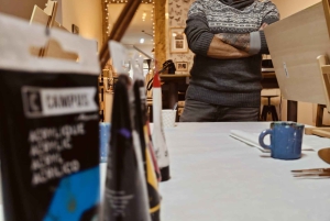 Porto: Akryyli- ja öljymaalausluokka paikallisen taiteilijan kanssa