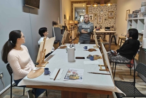 Porto: Akryyli- ja öljymaalausluokka paikallisen taiteilijan kanssa