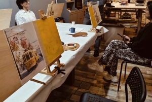 Porto: Akryyli- ja öljymaalausluokka paikallisen taiteilijan kanssa