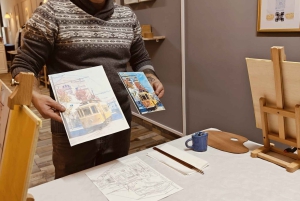 Porto: Akryyli- ja öljymaalausluokka paikallisen taiteilijan kanssa