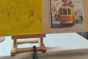 Porto: Akryyli- ja öljymaalausluokka paikallisen taiteilijan kanssa