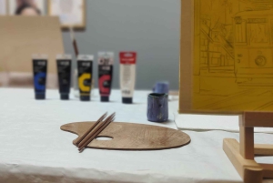 Porto: Akryyli- ja öljymaalausluokka paikallisen taiteilijan kanssa