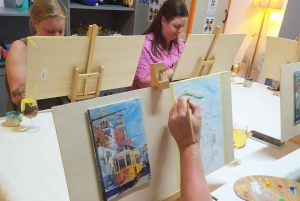 Porto: Akryyli- ja öljymaalausluokka paikallisen taiteilijan kanssa