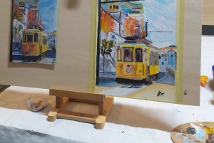 Porto: Akryyli- ja öljymaalausluokka paikallisen taiteilijan kanssa