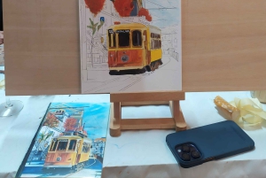 Porto: Akryyli- ja öljymaalausluokka paikallisen taiteilijan kanssa