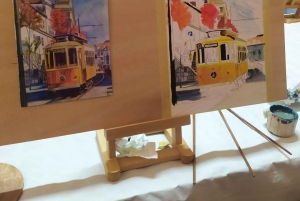Porto: Akryyli- ja öljymaalausluokka paikallisen taiteilijan kanssa
