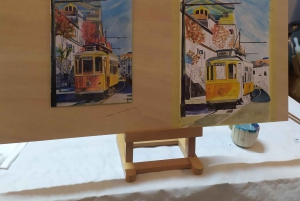 Porto: Akryyli- ja öljymaalausluokka paikallisen taiteilijan kanssa