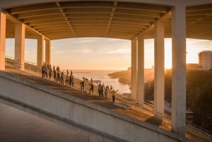 Porto: Klatring på Arrábida-broen