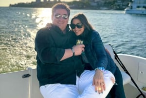 Porto Barca CONDIVISA: Ponti, foce del fiume e tramonto con bevande