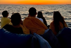 Porto Barca CONDIVISA: Ponti, foce del fiume e tramonto con bevande