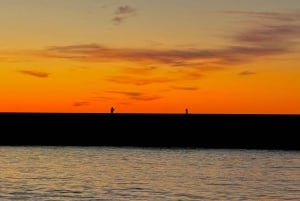 Porto Barca CONDIVISA: Ponti, foce del fiume e tramonto con bevande
