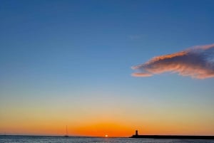 Porto Barca CONDIVISA: Ponti, foce del fiume e tramonto con bevande