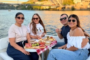 Tour in barca di Porto con degustazione: Ponti, foce del fiume, vino e cibo