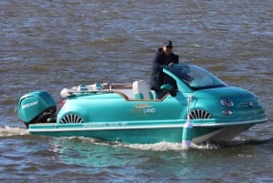 Porto: Brückenkreuzfahrt in einem Fiat 500 Limited Edition Boot