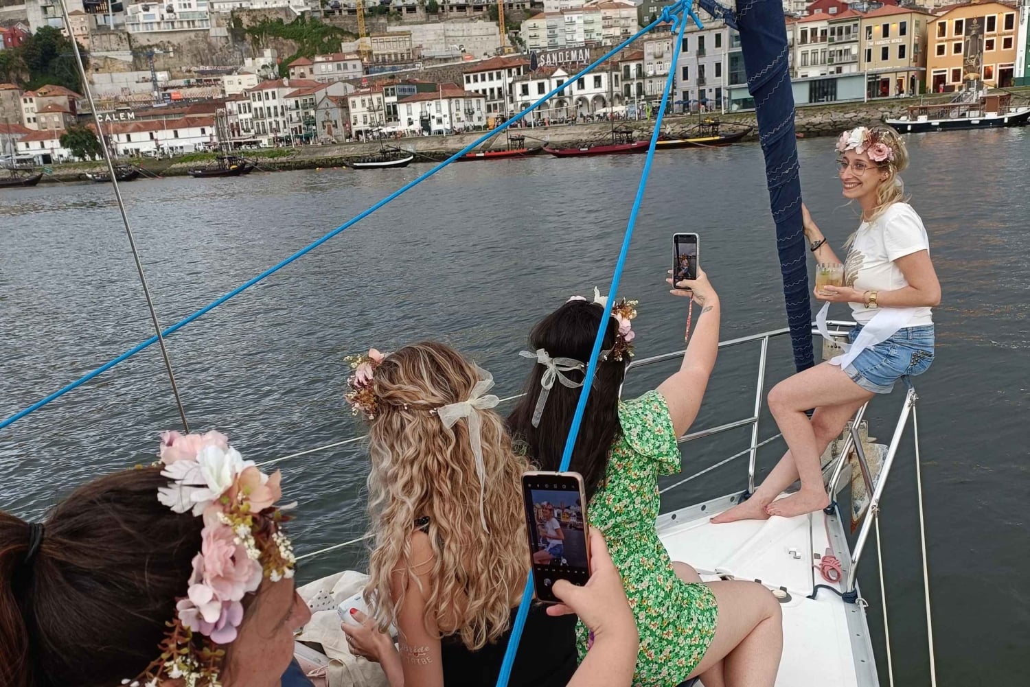 Porto: Charmant Vrijgezellenfeest op een zeilboot met drankjes