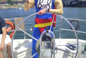 Porto: Charmant Vrijgezellenfeest op een zeilboot met drankjes