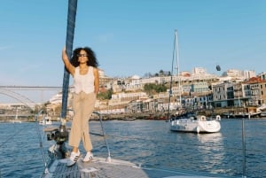 Porto : charmante croisière en voilier avec vin de Porto, option coucher de soleil