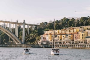 Porto : charmante croisière en voilier avec vin de Porto, option coucher de soleil