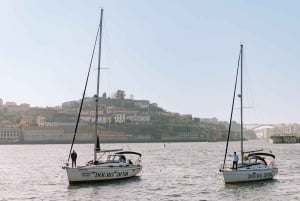 Porto : charmante croisière en voilier avec vin de Porto, option coucher de soleil