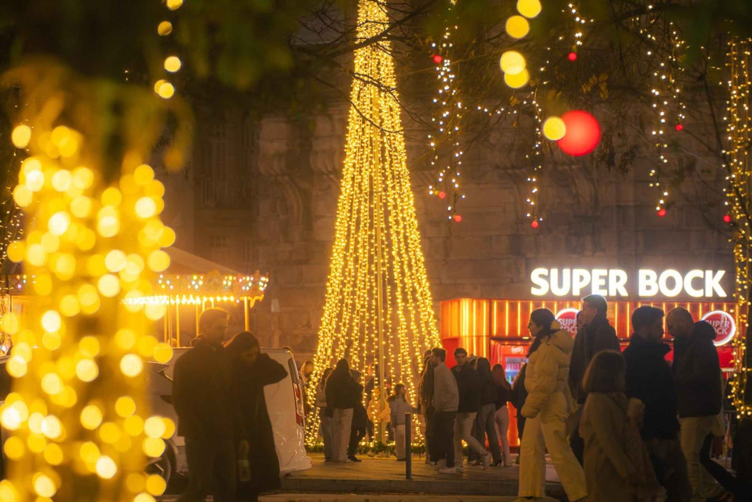 Porto: prywatna i elastyczna wycieczka piesza po świątecznie oświetlonym mieście