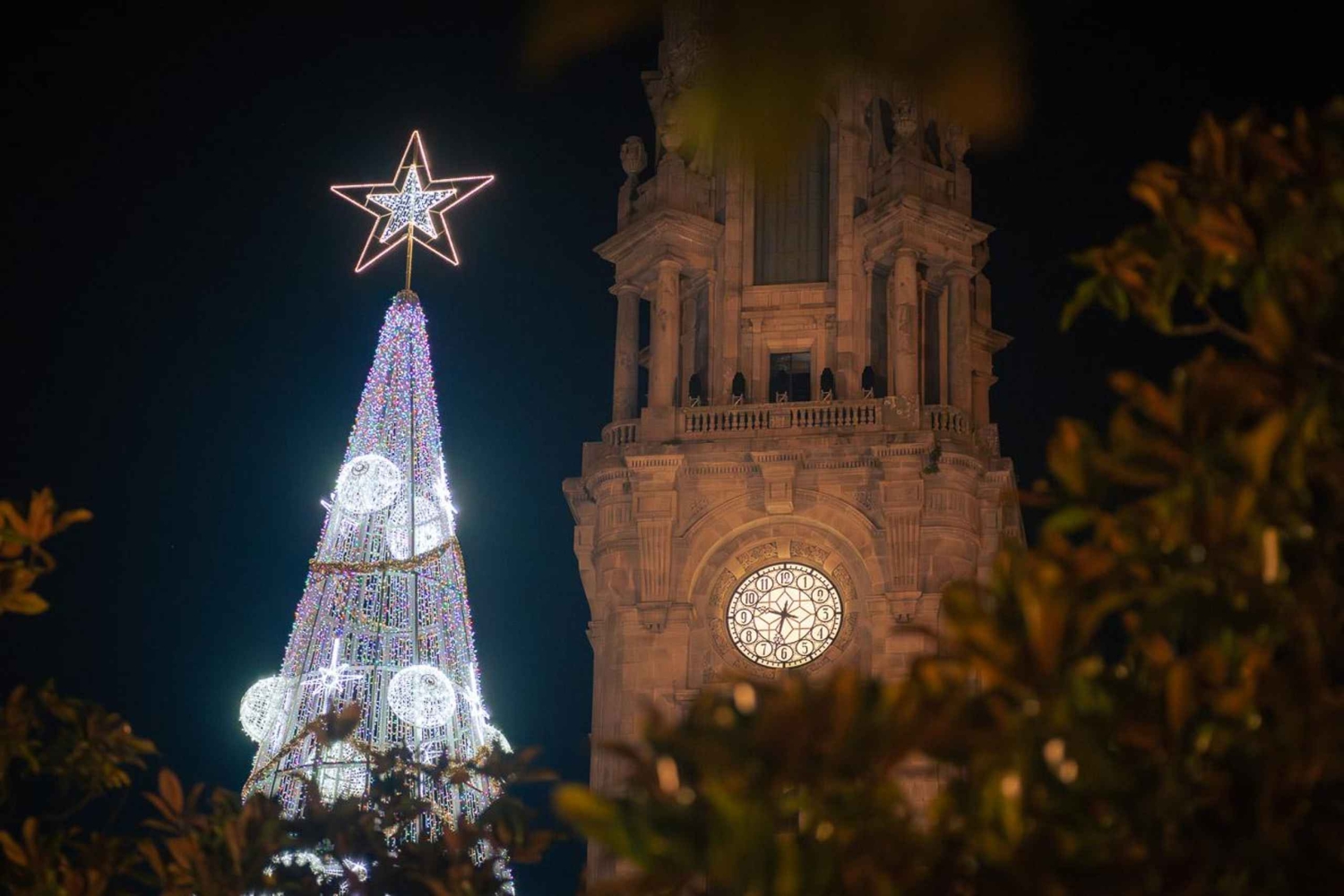 Porto: prywatna i elastyczna wycieczka piesza po świątecznie oświetlonym mieście