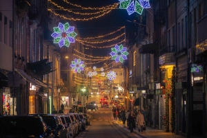 Porto: prywatna i elastyczna wycieczka piesza po świątecznie oświetlonym mieście