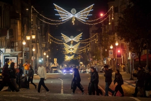 Porto: prywatna i elastyczna wycieczka piesza po świątecznie oświetlonym mieście